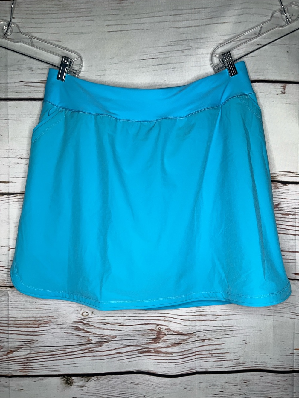Lands’ End NWOT Size 16W Blue Bathing Suit Swim Skort - Skirt w/ Shorts
